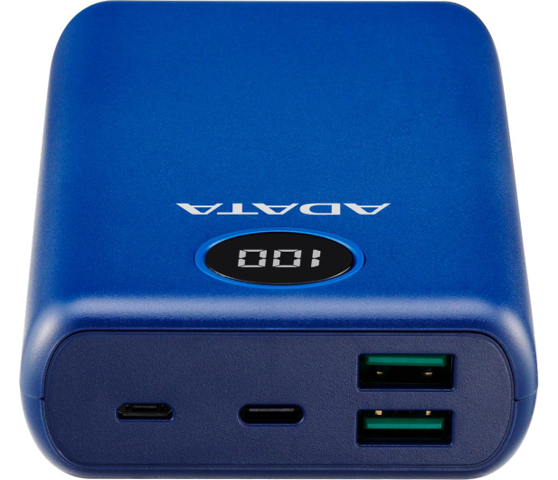 Adata Powerbank P20000QCD 20000mAh Niebieski QC/PD AP20000QCD-DGT-CDB - 645544 - zdjęcie 2